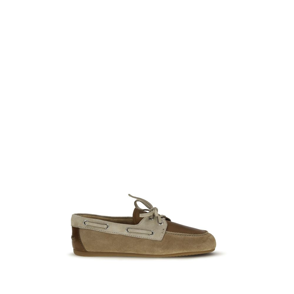 Miu Miu Multicolor Calf Leather Bos Taurus Slip-On Loafers Miu Miu