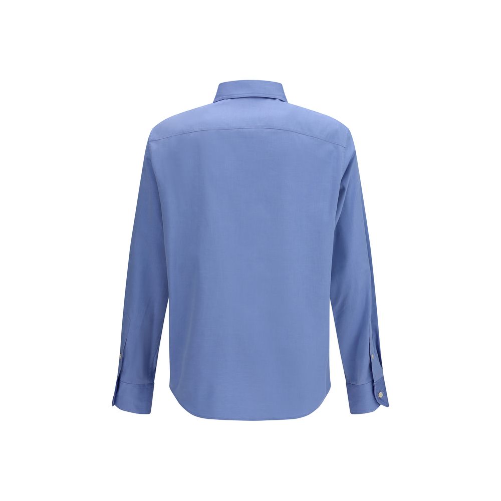 Valentino Blue Cotton Shirt Valentino