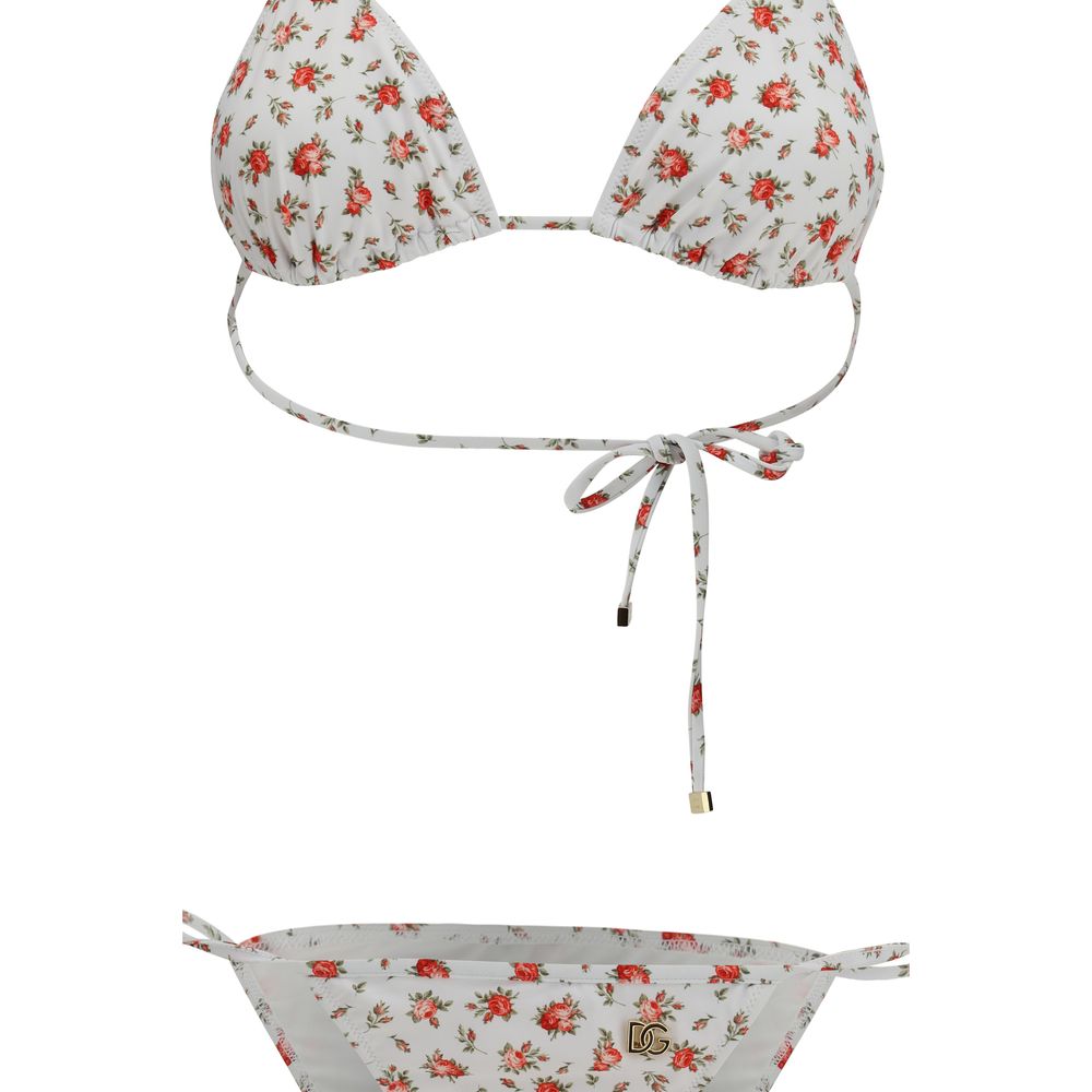 Dolce & Gabbana White Nylon Bikini Dolce & Gabbana
