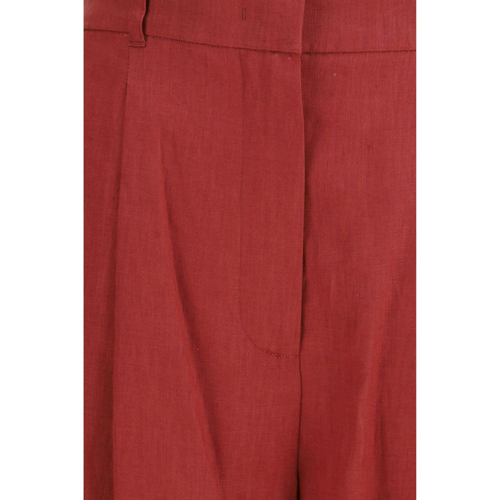 Max Mara Multicolor Linen Bermuda Shorts Max Mara