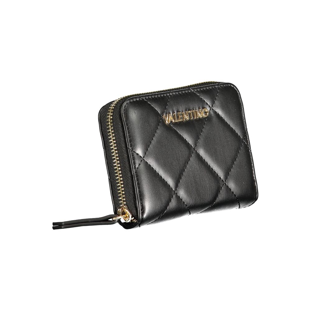 Mario Valentino Black Polyurethane Women's Wallet Mario Valentino