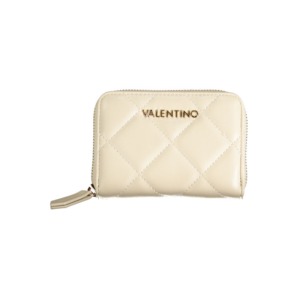 Valentino Beige Polyurethane Women Wallet Valentino
