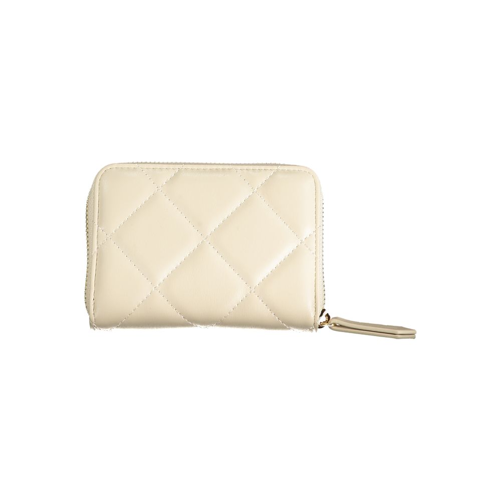 Valentino Beige Polyurethane Women Wallet Valentino