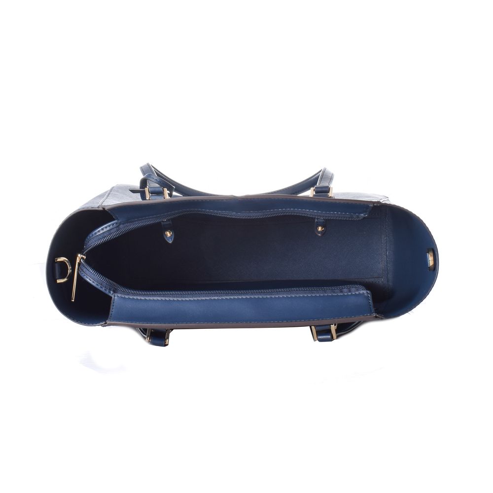 Michael Kors Blue Leather Tote Bag Michael Kors
