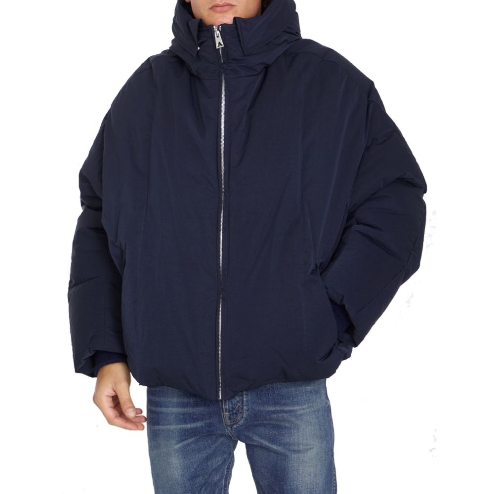 Bottega Veneta Blue Polyamide Coat Bottega Veneta