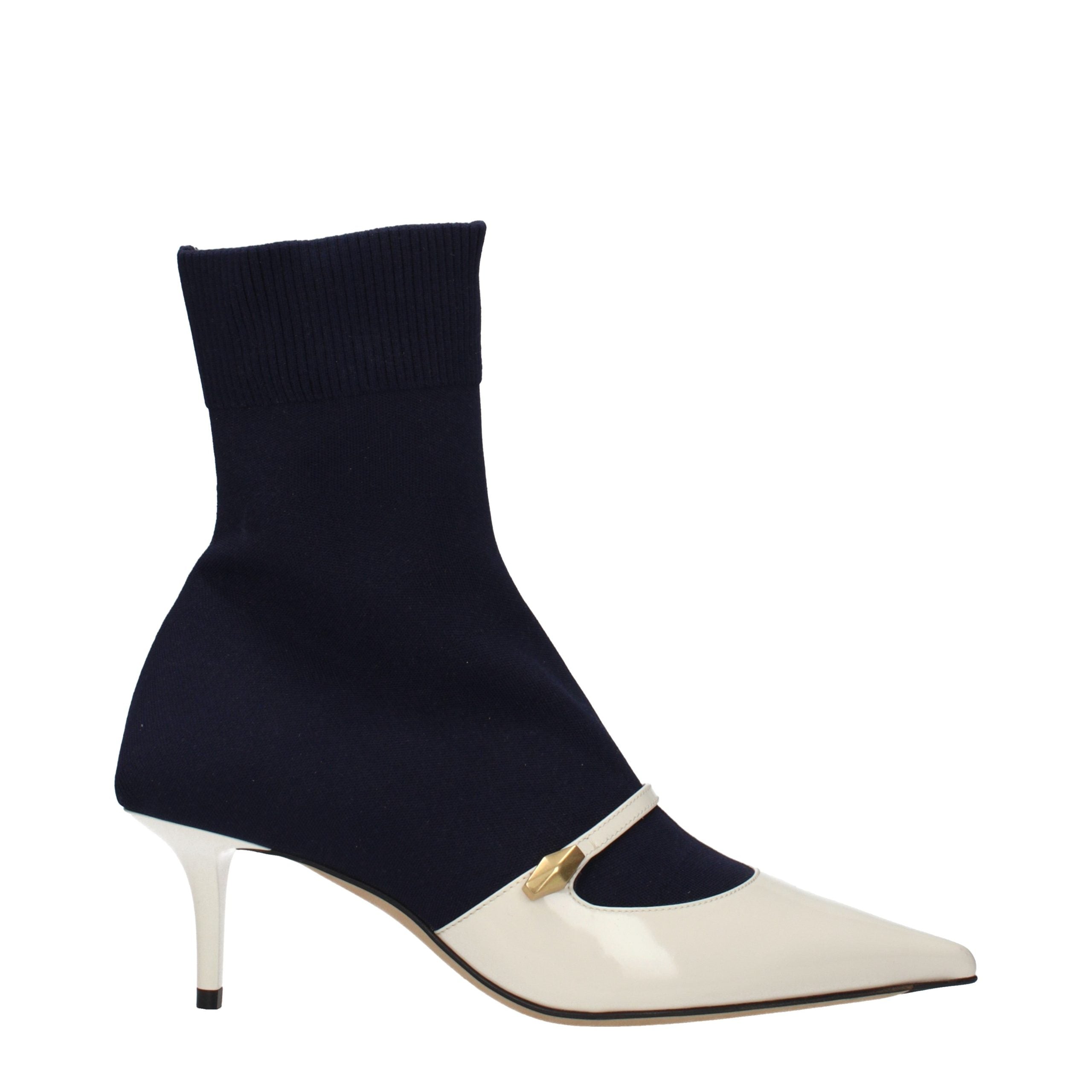 Jimmy Choo Blue Fabric Ankle Boots Jimmy Choo
