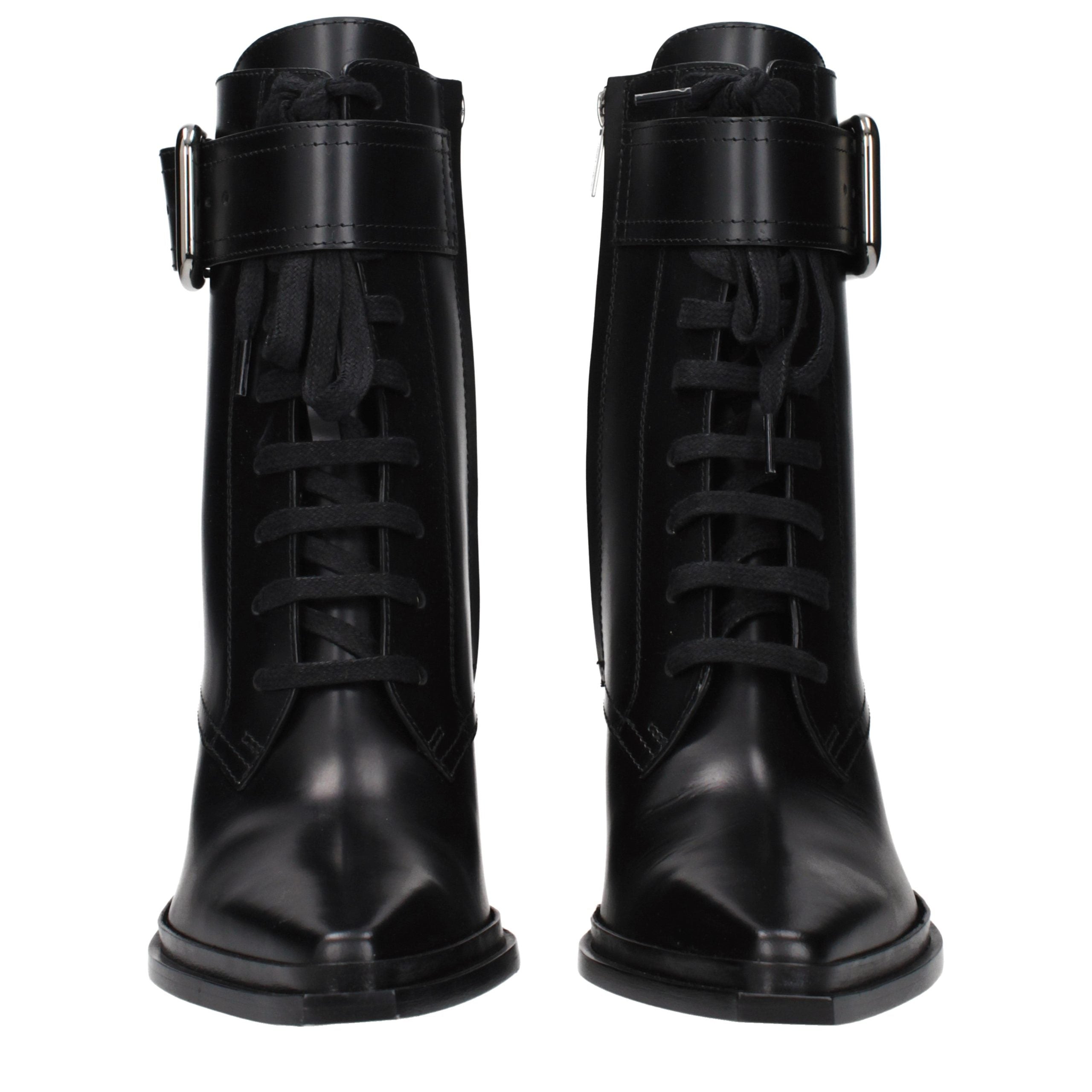 Jimmy Choo Black Leather Ankle Boots Jimmy Choo