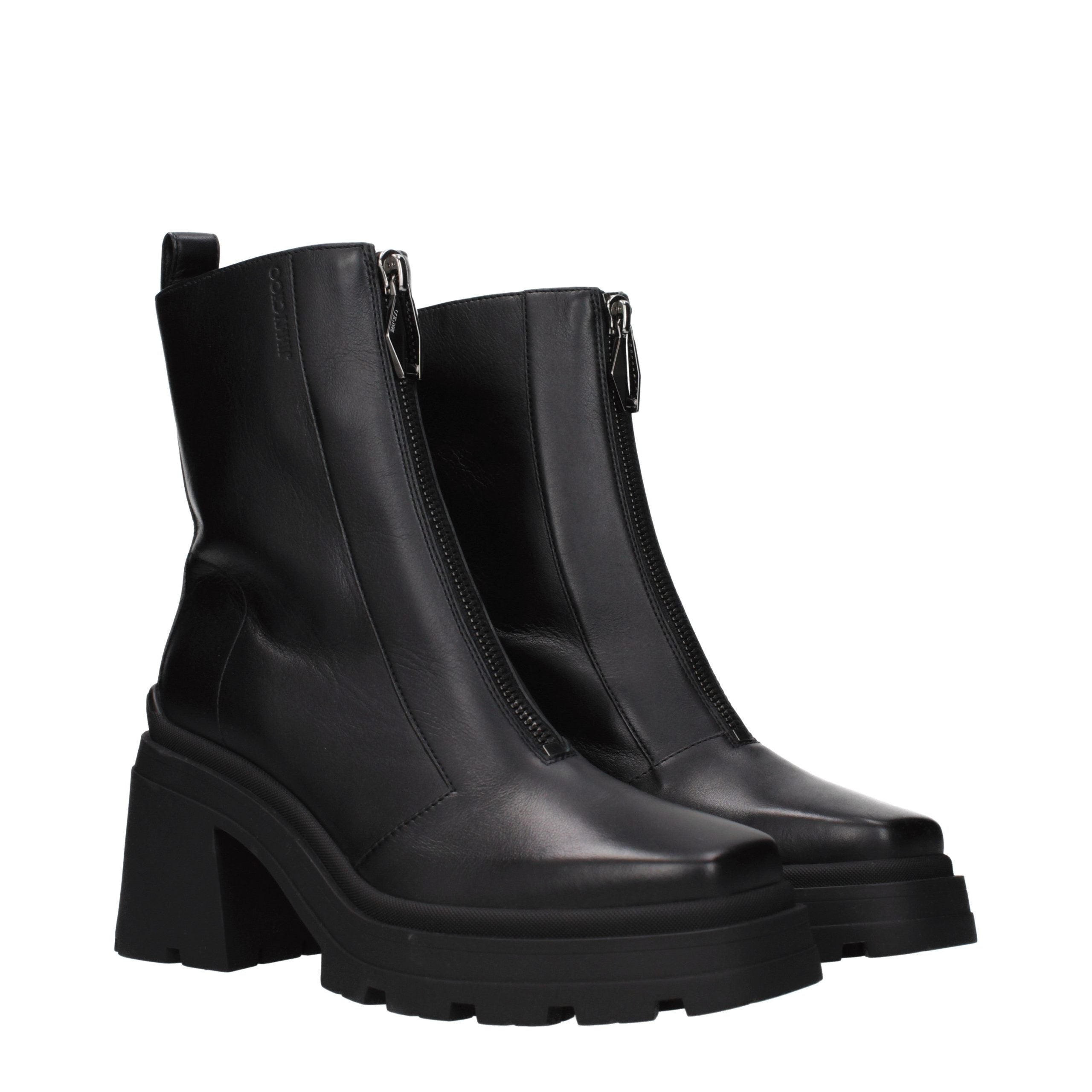 Jimmy Choo Black Leather Ankle Boots Jimmy Choo