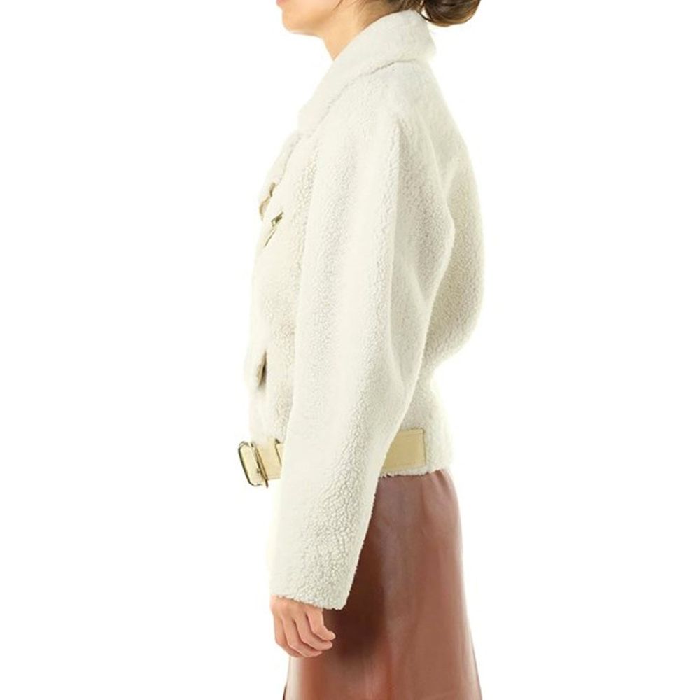 Chloé Beige Polyester Biker Jacket Chloé