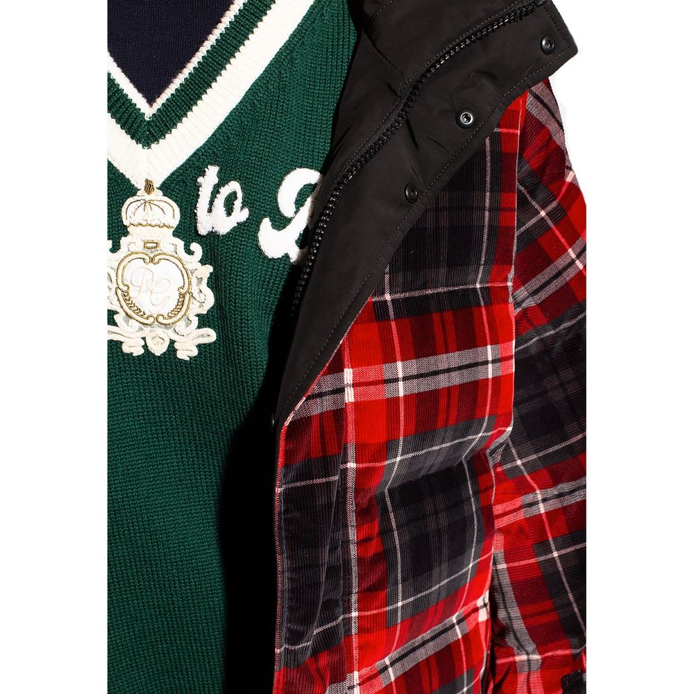 Dolce & Gabbana Black Cotton Bomber Dolce & Gabbana