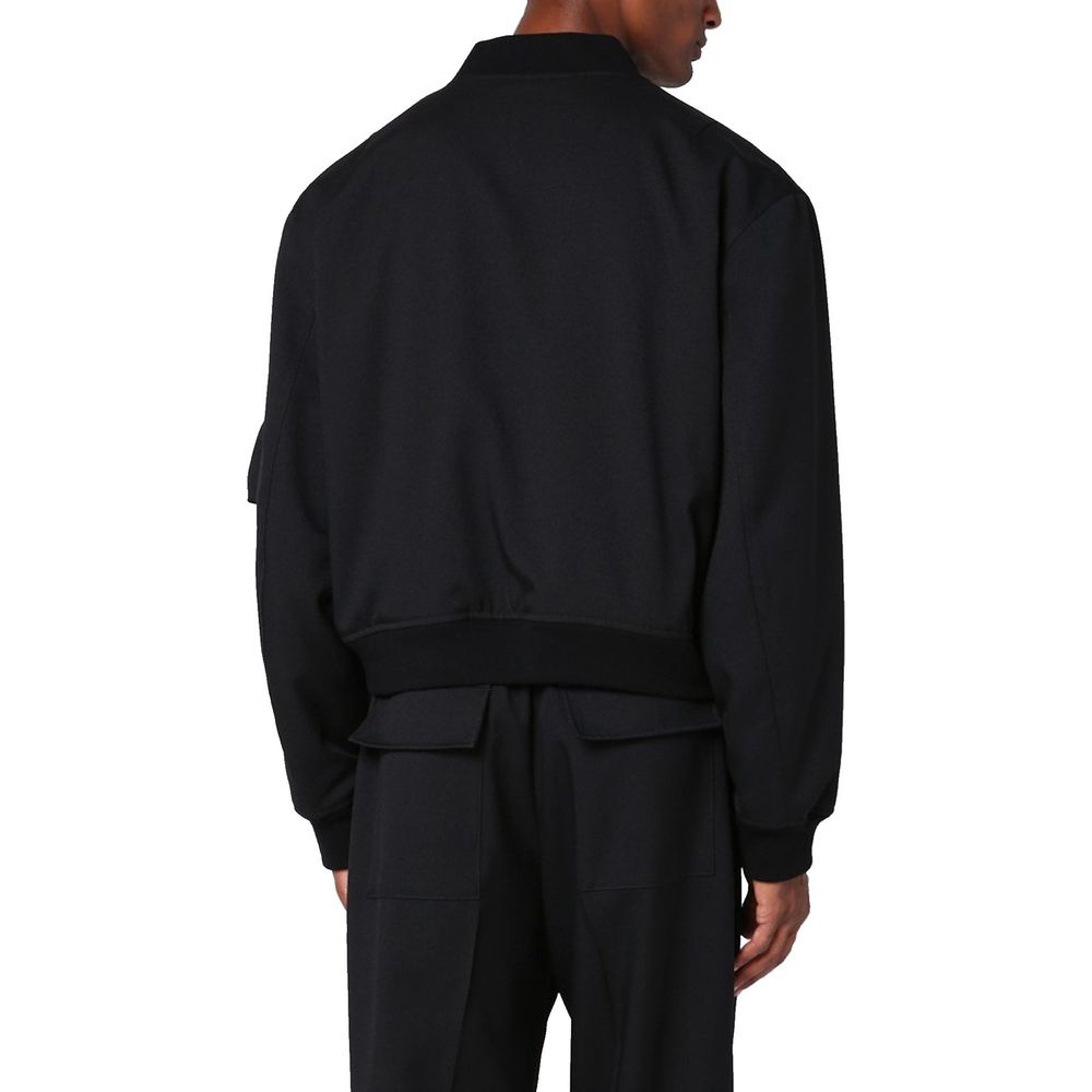 Jil Sander Black Polyester Bomber Jil Sander