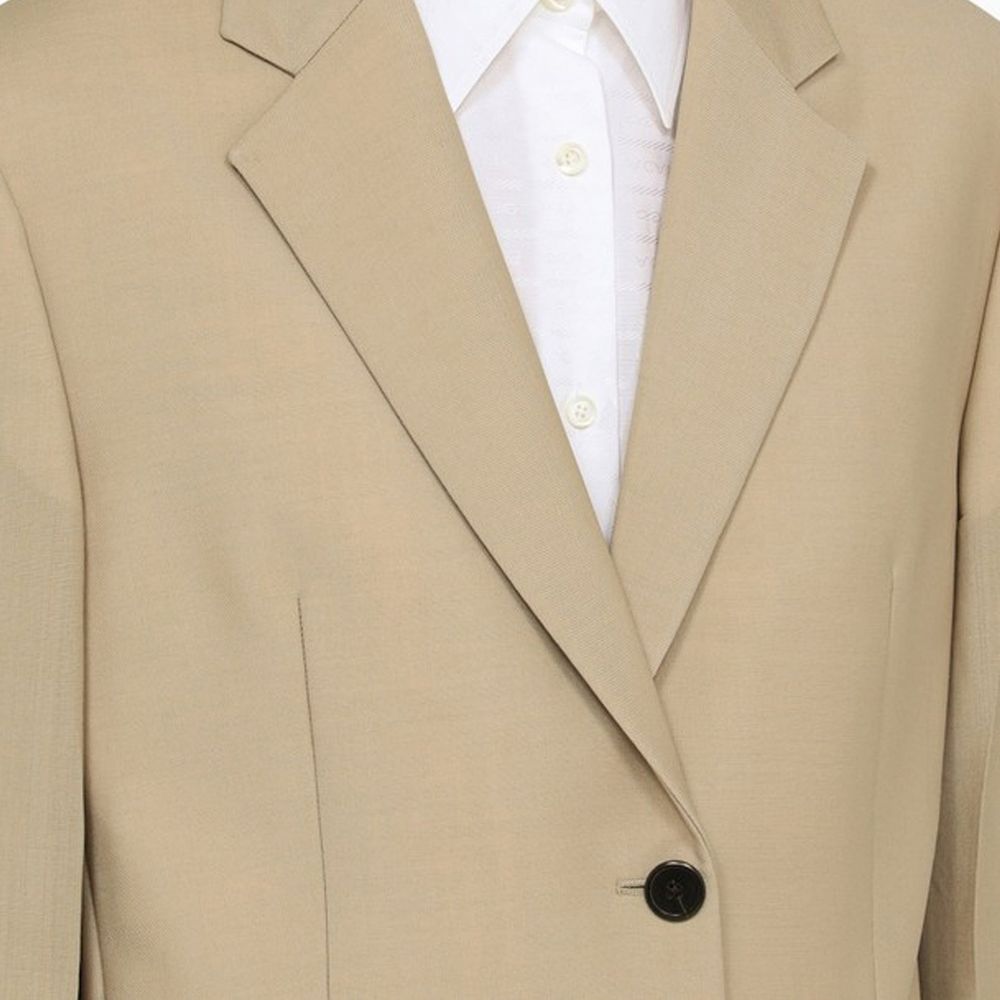 Prada Beige Mohair Blazer Prada