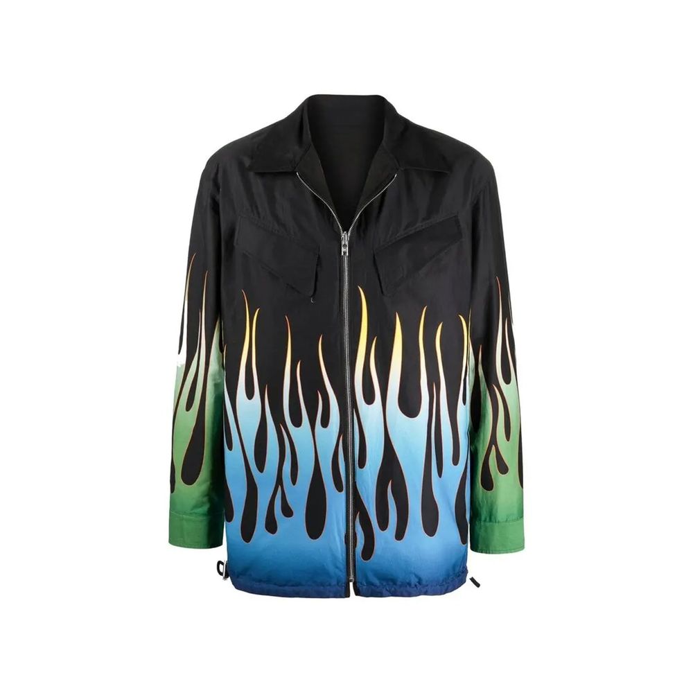 Kenzo Black Cotton Shell Jacket Kenzo