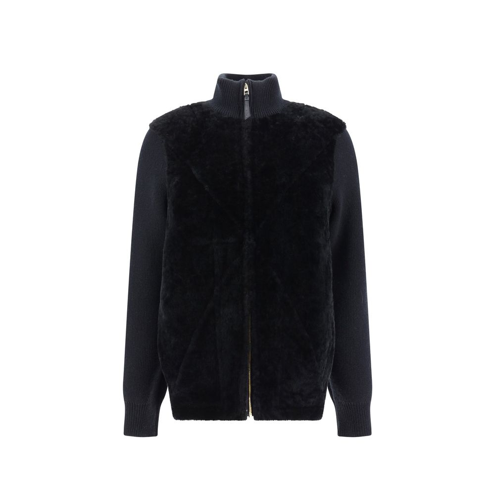 Loewe Black Lamb Fur Coat Loewe