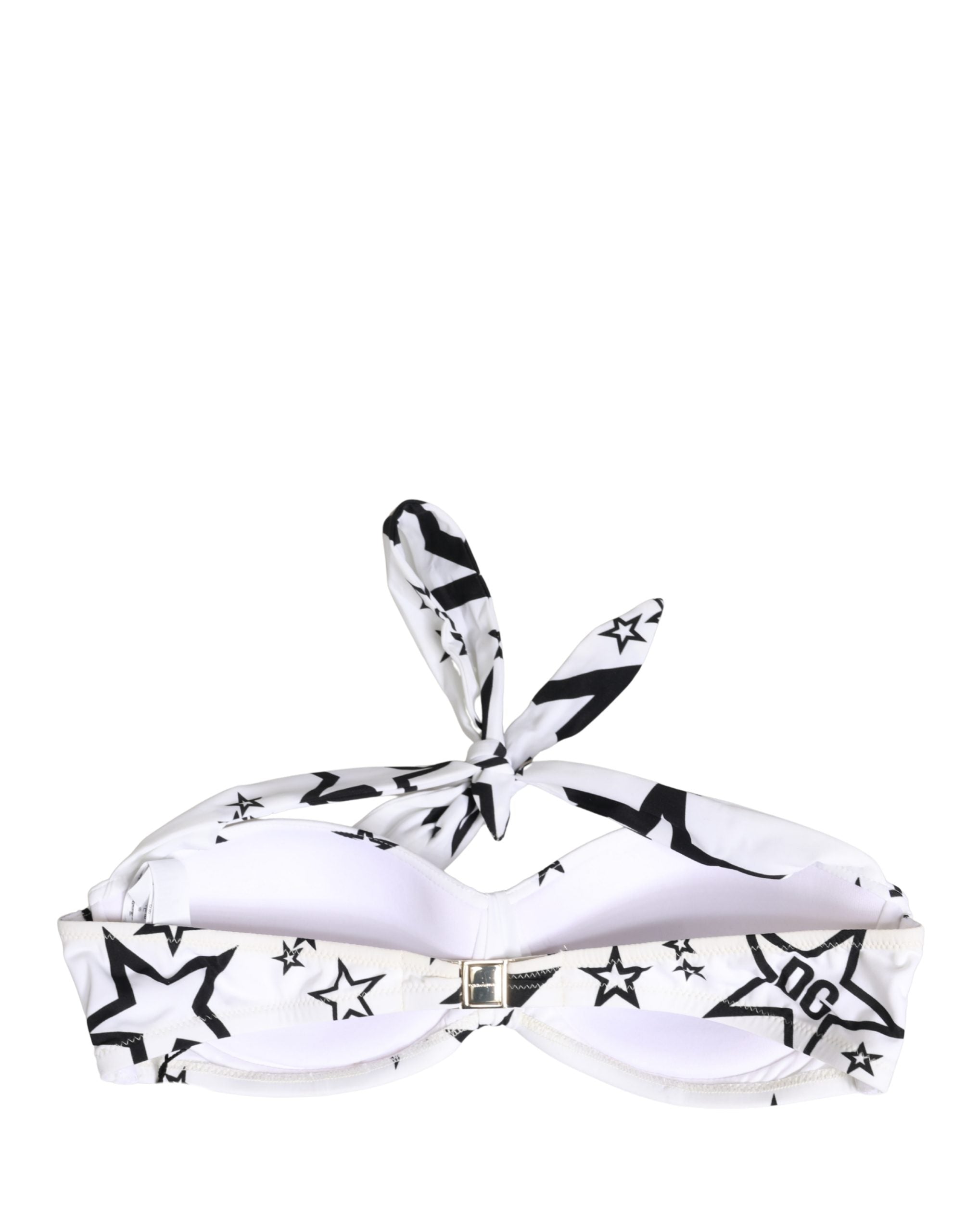 Dolce & Gabbana White Millennials Star Padded Bandeau Underwear Dolce & Gabbana