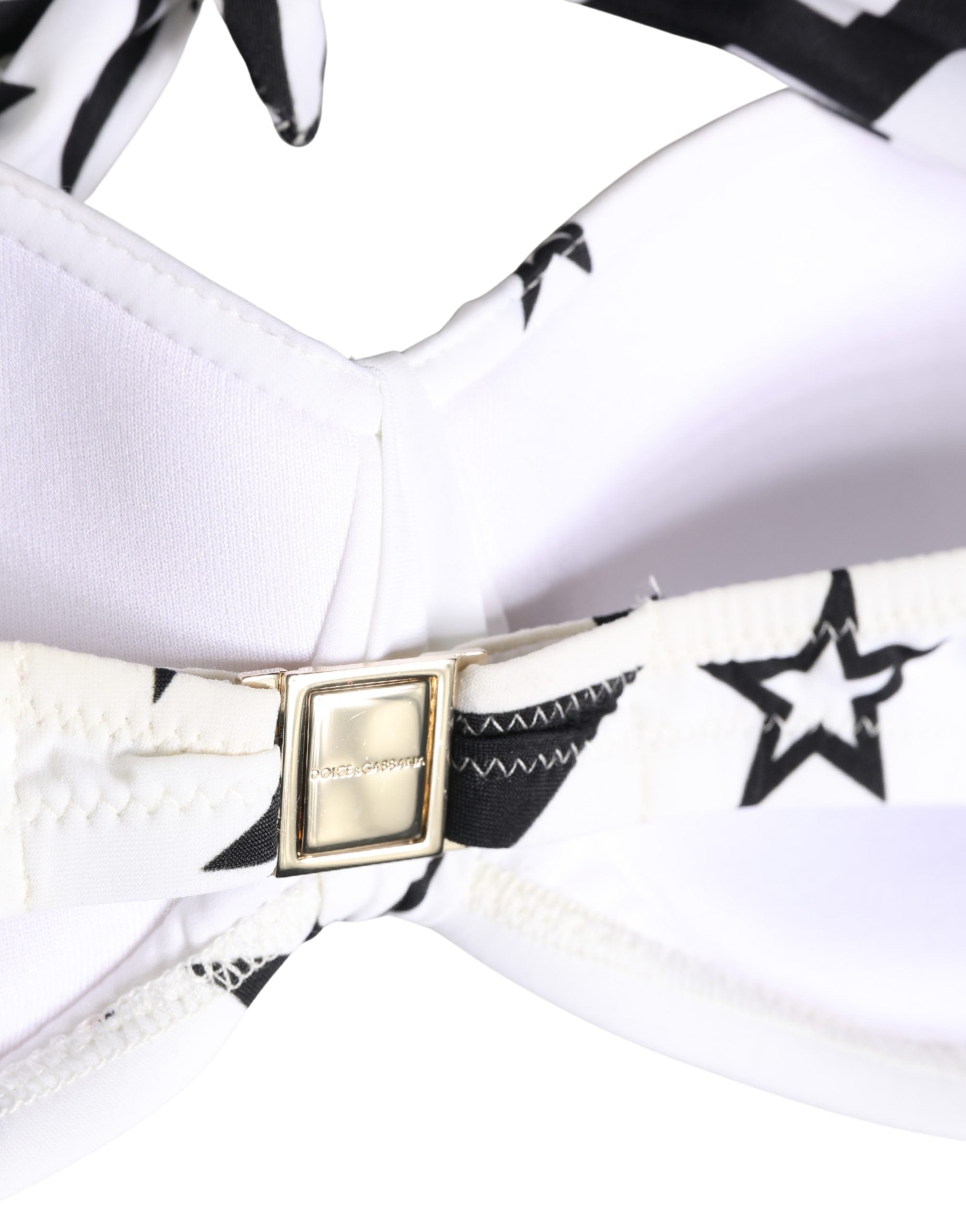 Dolce & Gabbana White Millennials Star Padded Bandeau Underwear Dolce & Gabbana