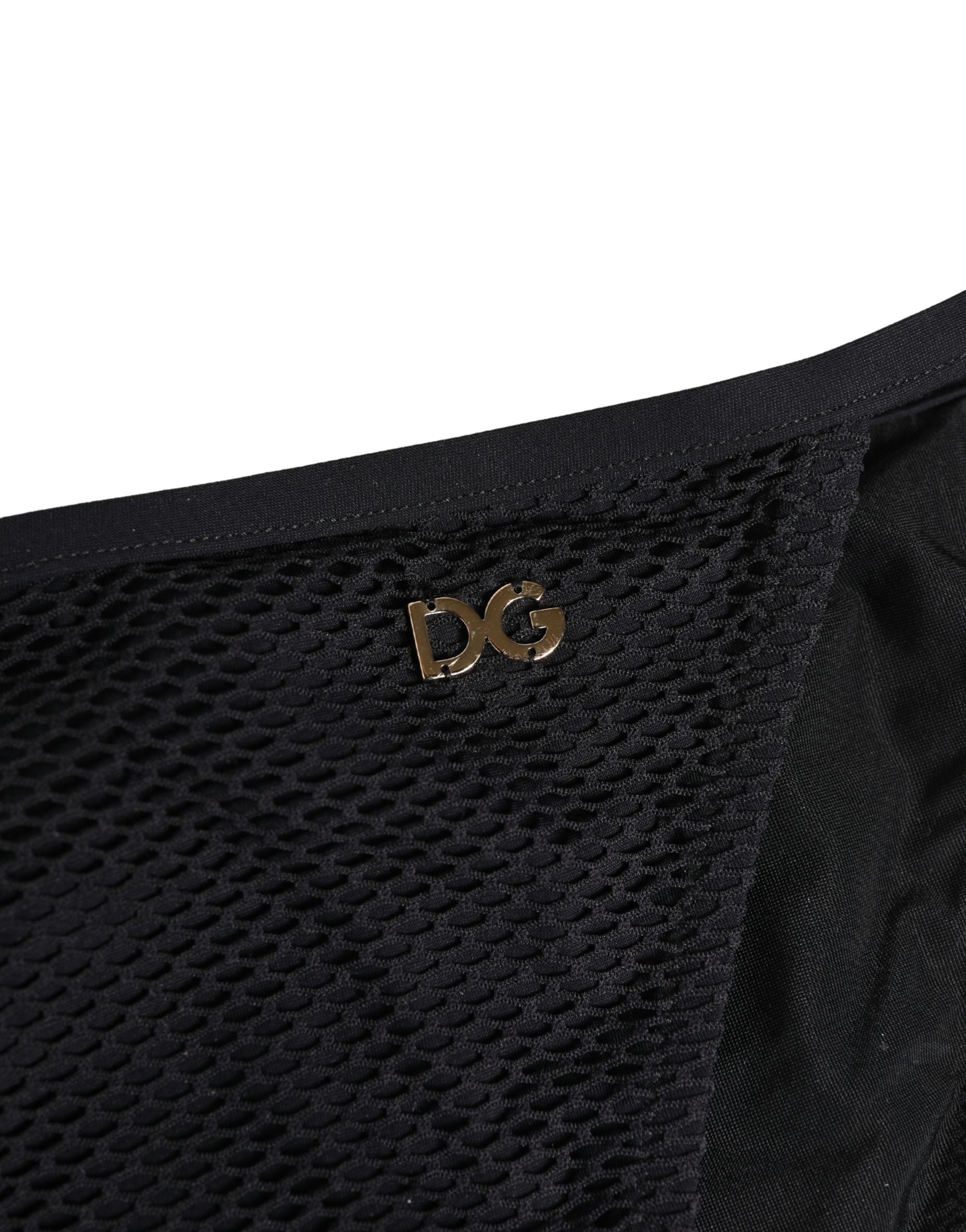 Dolce & Gabbana Black Tie-Side Bikini Bottom Swimsuit Swimwear Dolce & Gabbana