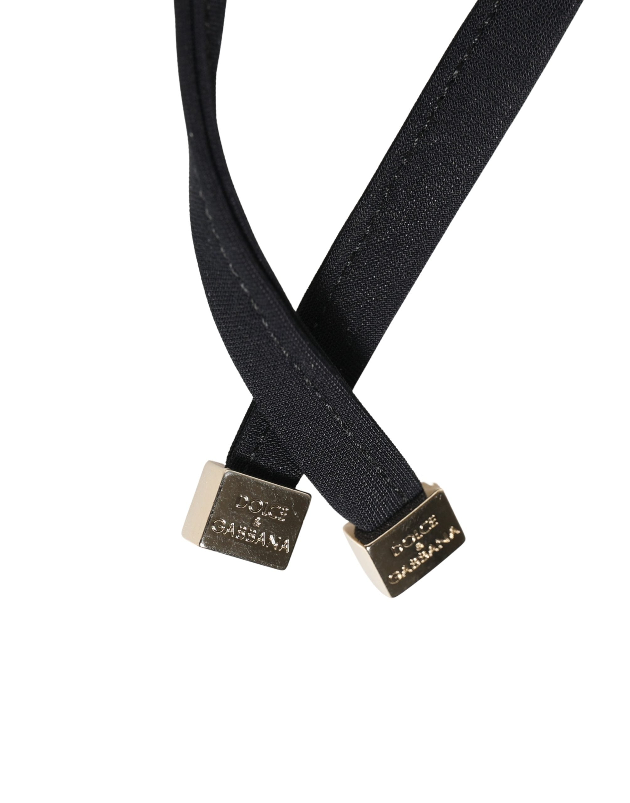 Dolce & Gabbana Black Tie-Side Bikini Bottom Swimsuit Swimwear Dolce & Gabbana