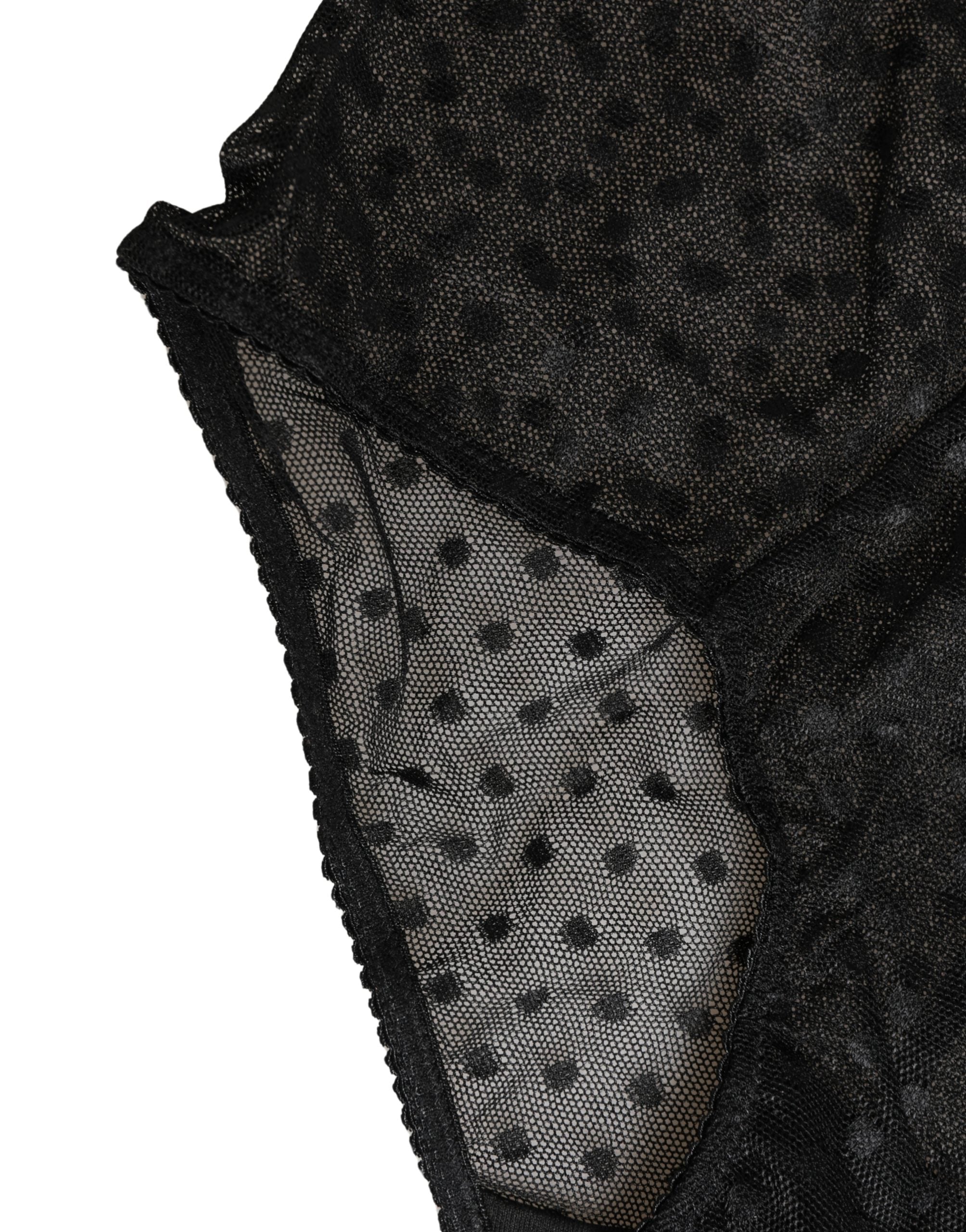 Dolce & Gabbana Black Logo Girdle High Waist Panty Underwear Dolce & Gabbana
