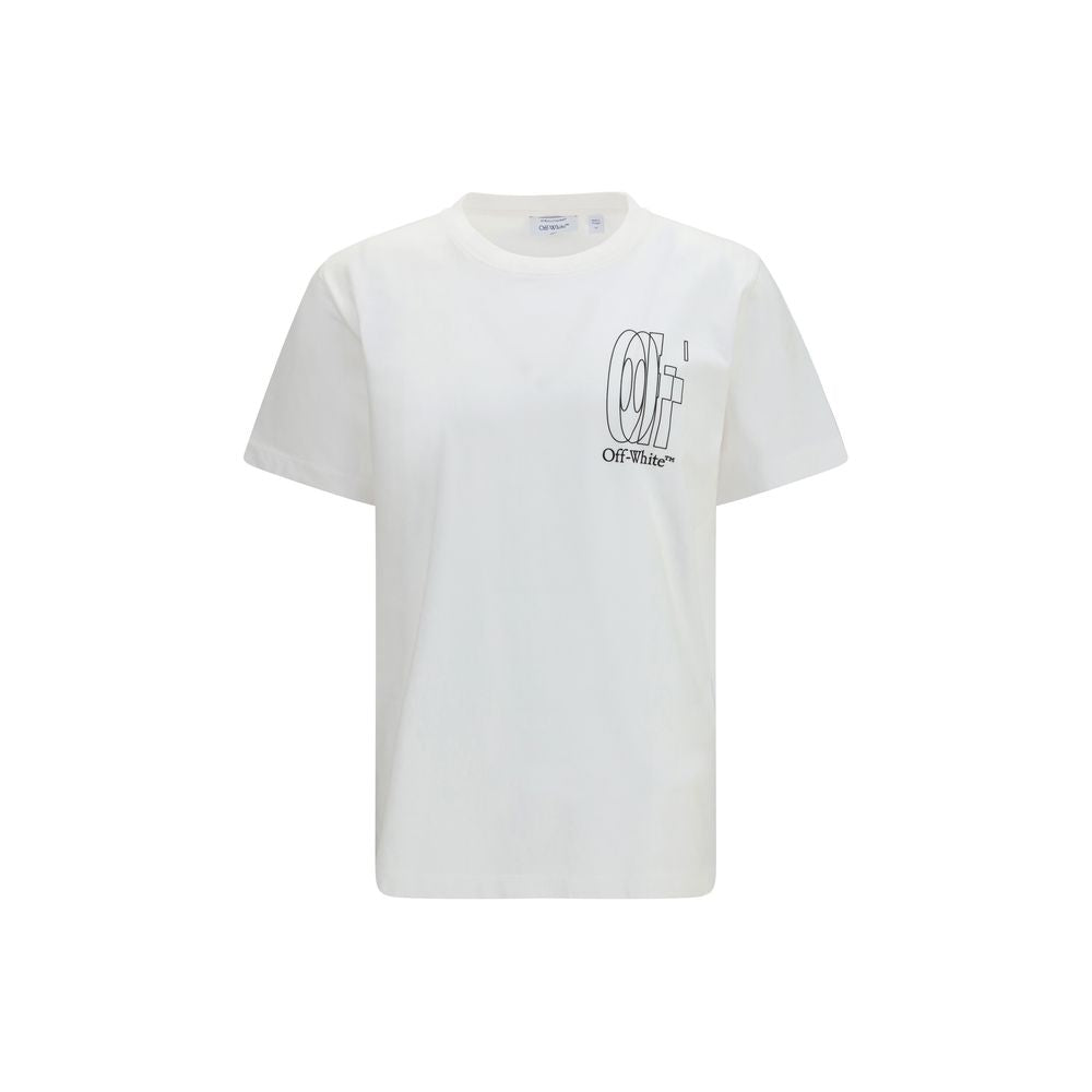 Off-White White Cotton T-Shirt Off-White