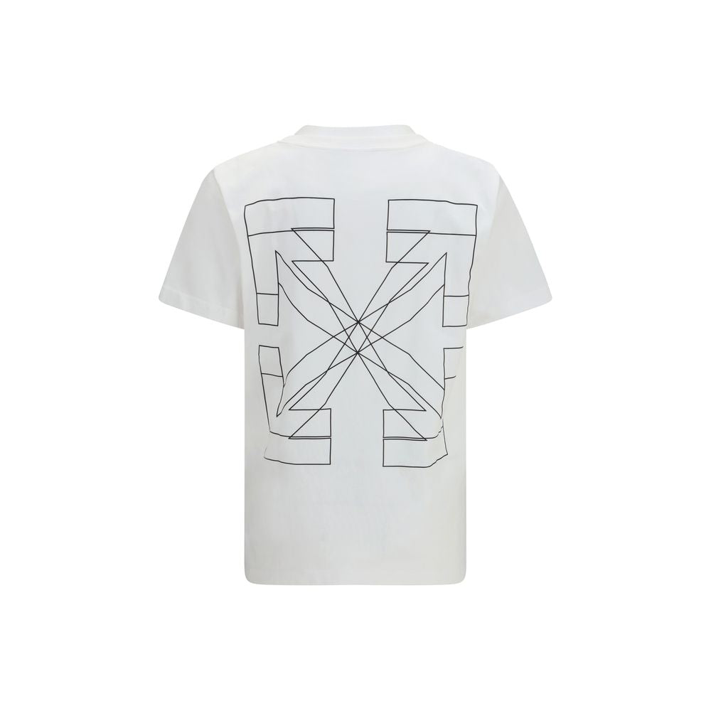 Off-White White Cotton T-Shirt Off-White