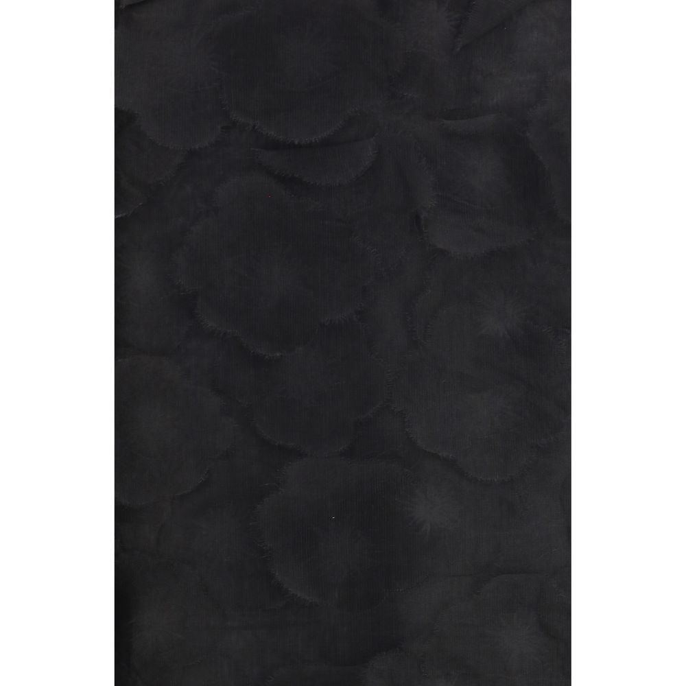 Max Mara Black Silk Long Skirt Max Mara