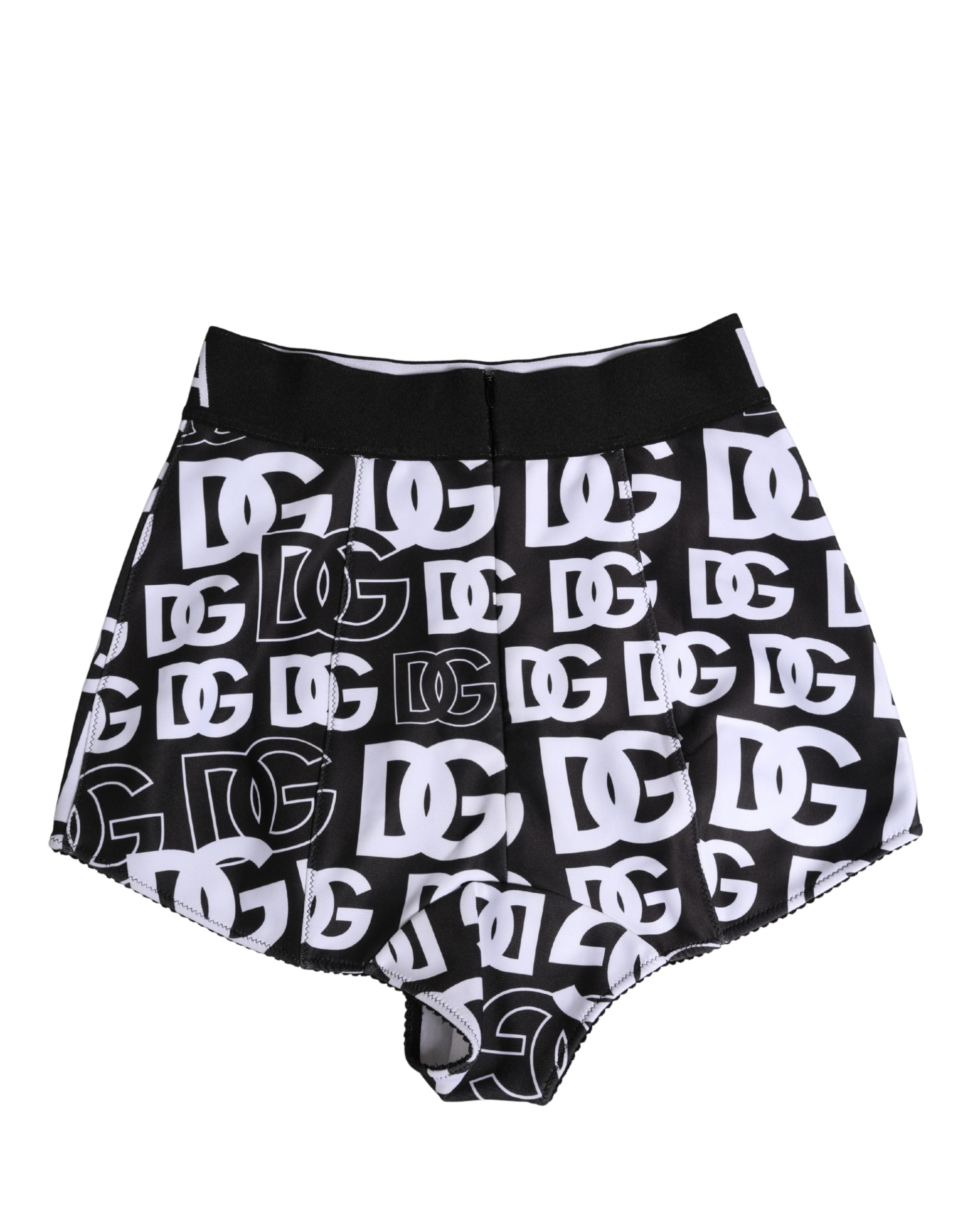 Dolce & Gabbana Black White DG Logo Waistband Girdle Underwear Dolce & Gabbana