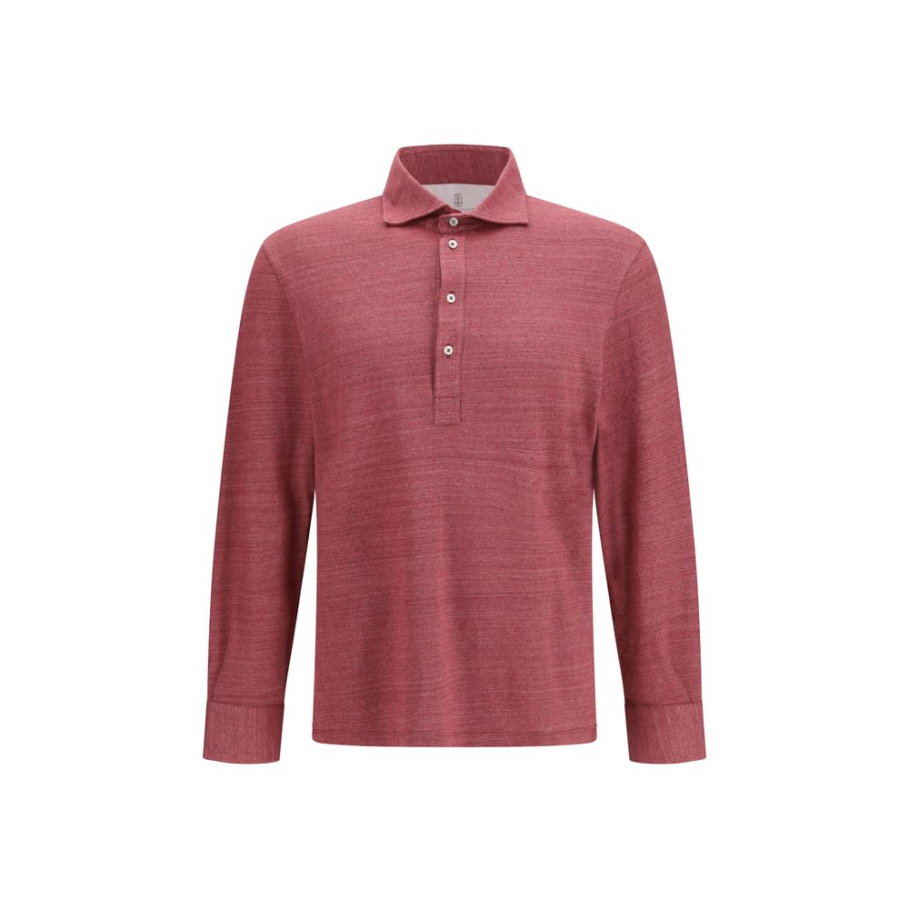Brunello Cucinelli Multicolor Linen Polo Shirt Brunello Cucinelli