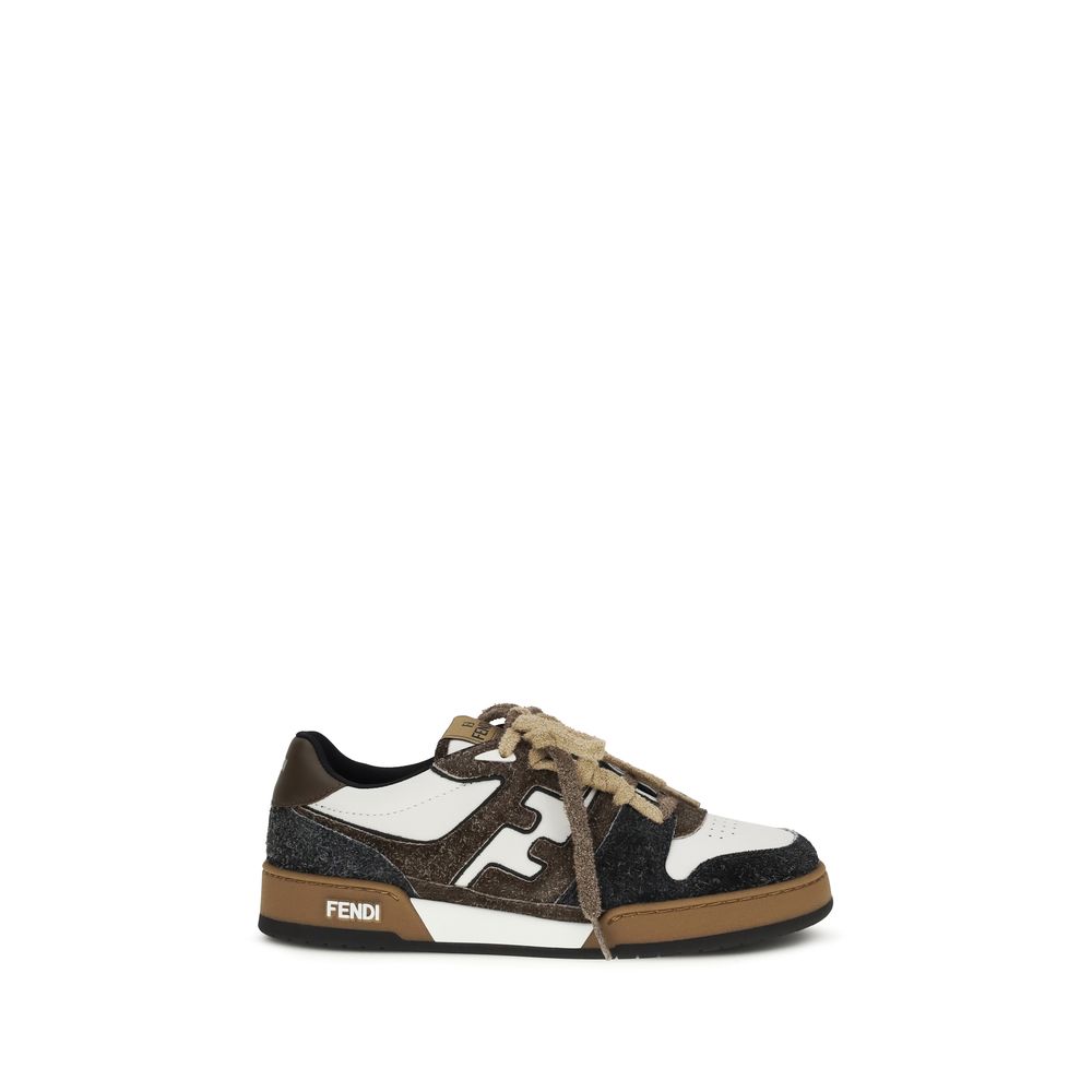 Fendi Multicolor Calf Leather Bos Taurus Low Top Sneakers Fendi