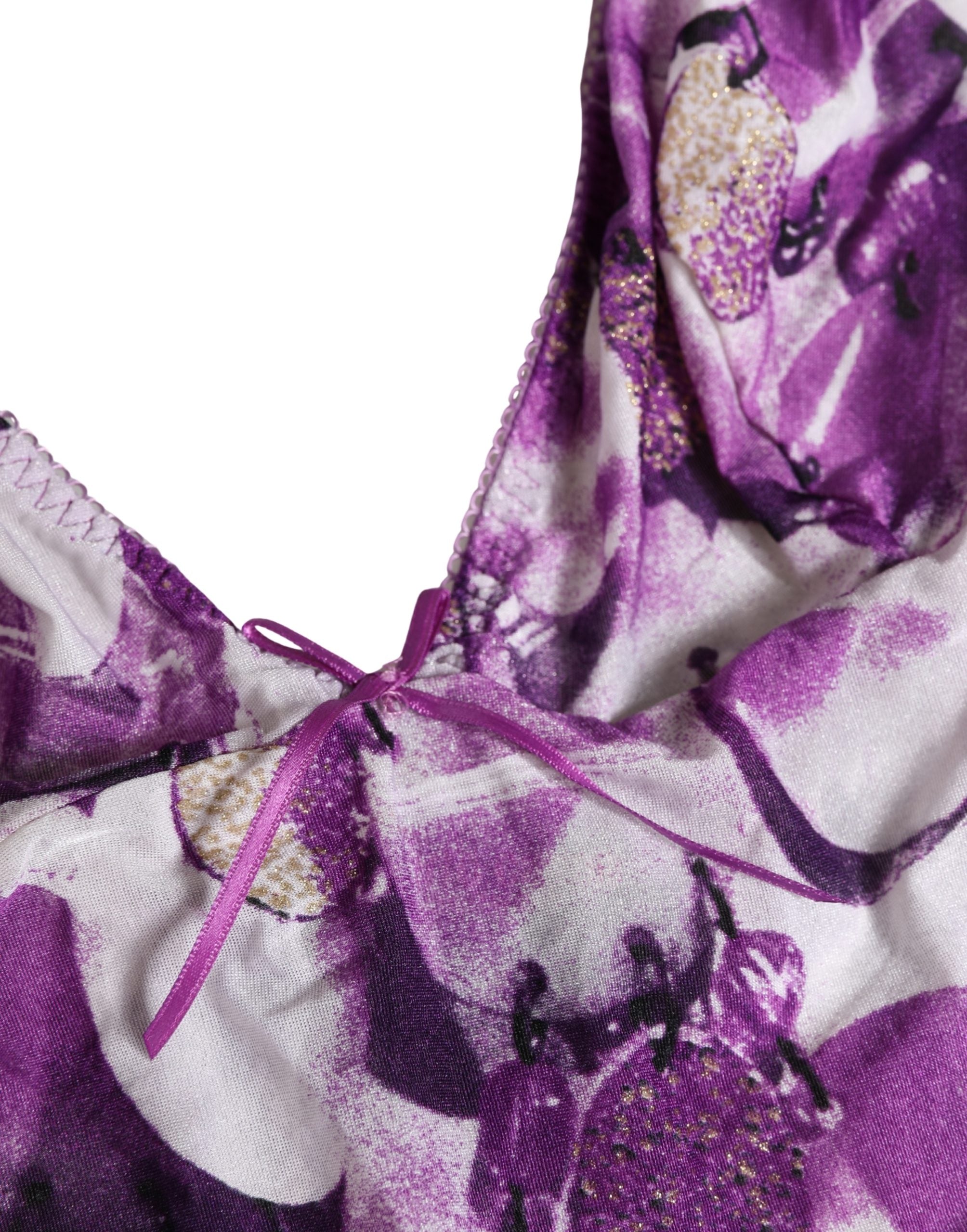 Roberto Cavalli Multicolor Patterned Halter Neck Underwear Roberto Cavalli