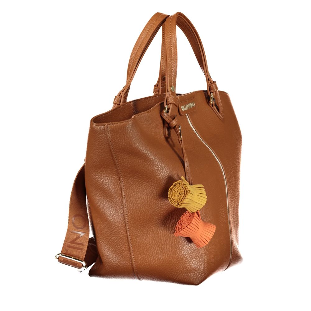 Valentino Brown Polyethylene Handbag Valentino