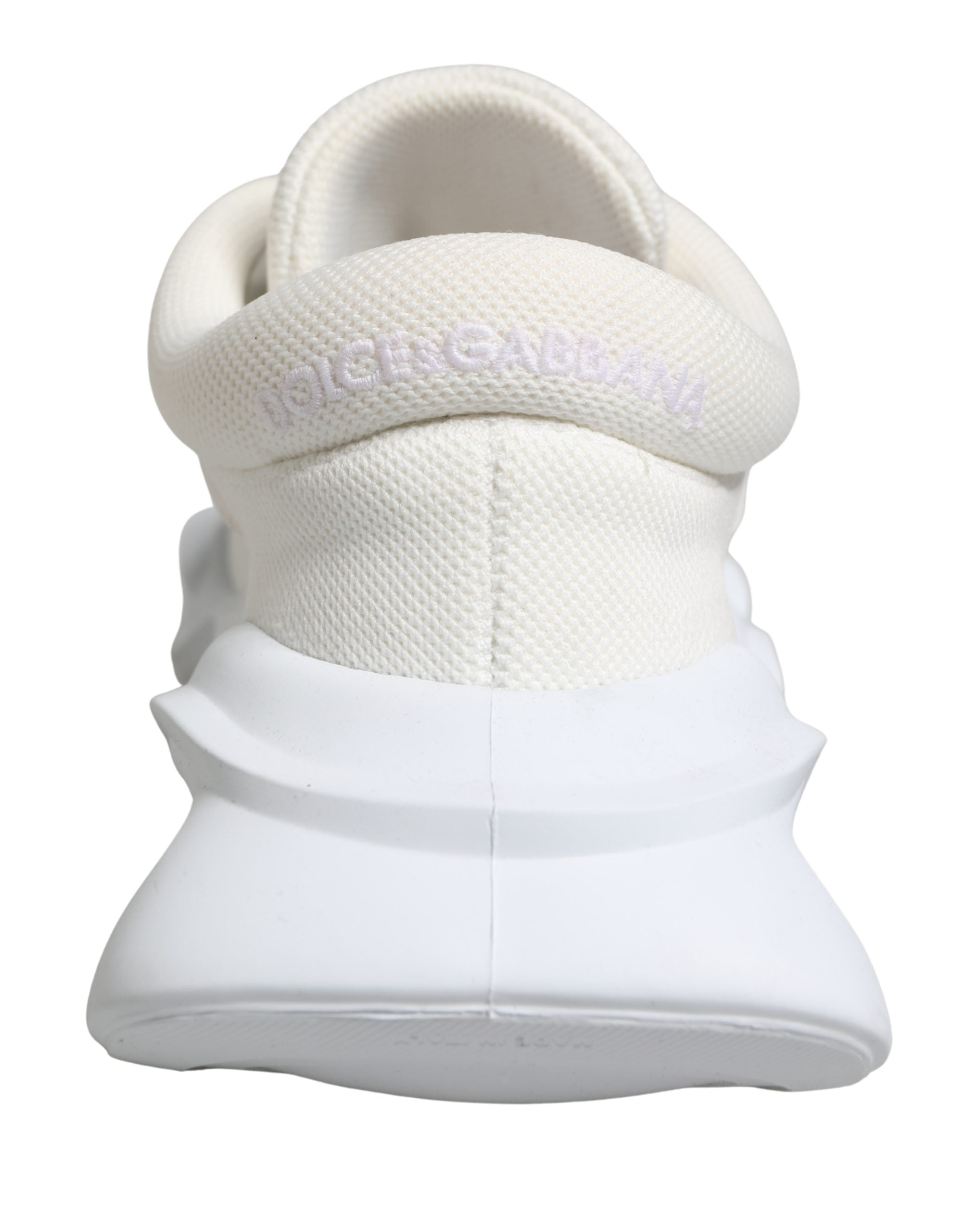 Dolce & Gabbana White Slip On Wave Low Top Sneakers Shoes Dolce & Gabbana
