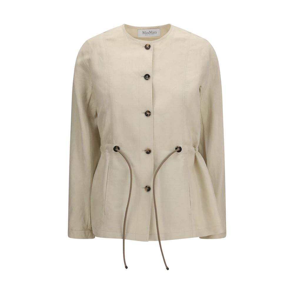 Max Mara Beige Linen Clothing Max Mara