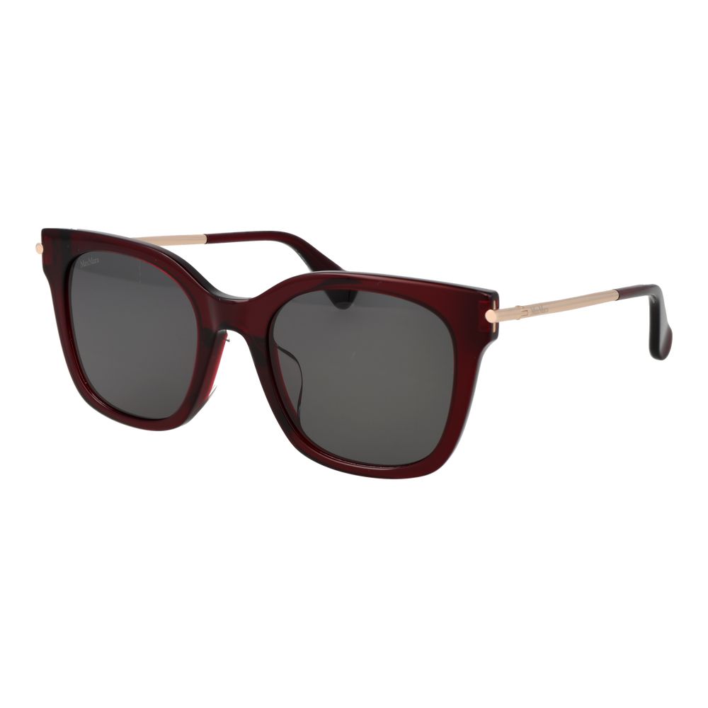 Max Mara Burgundy Acetate Sunglasses Max Mara