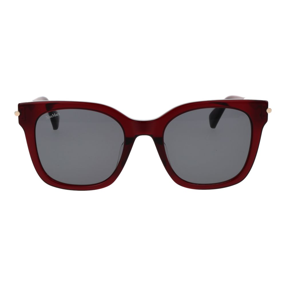 Max Mara Burgundy Acetate Sunglasses Max Mara