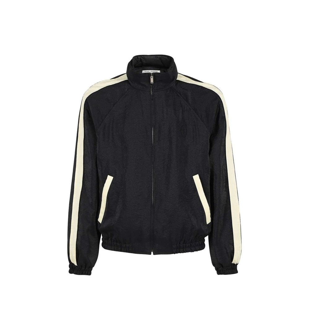 Saint Laurent Black Polyamide Bomber Saint Laurent
