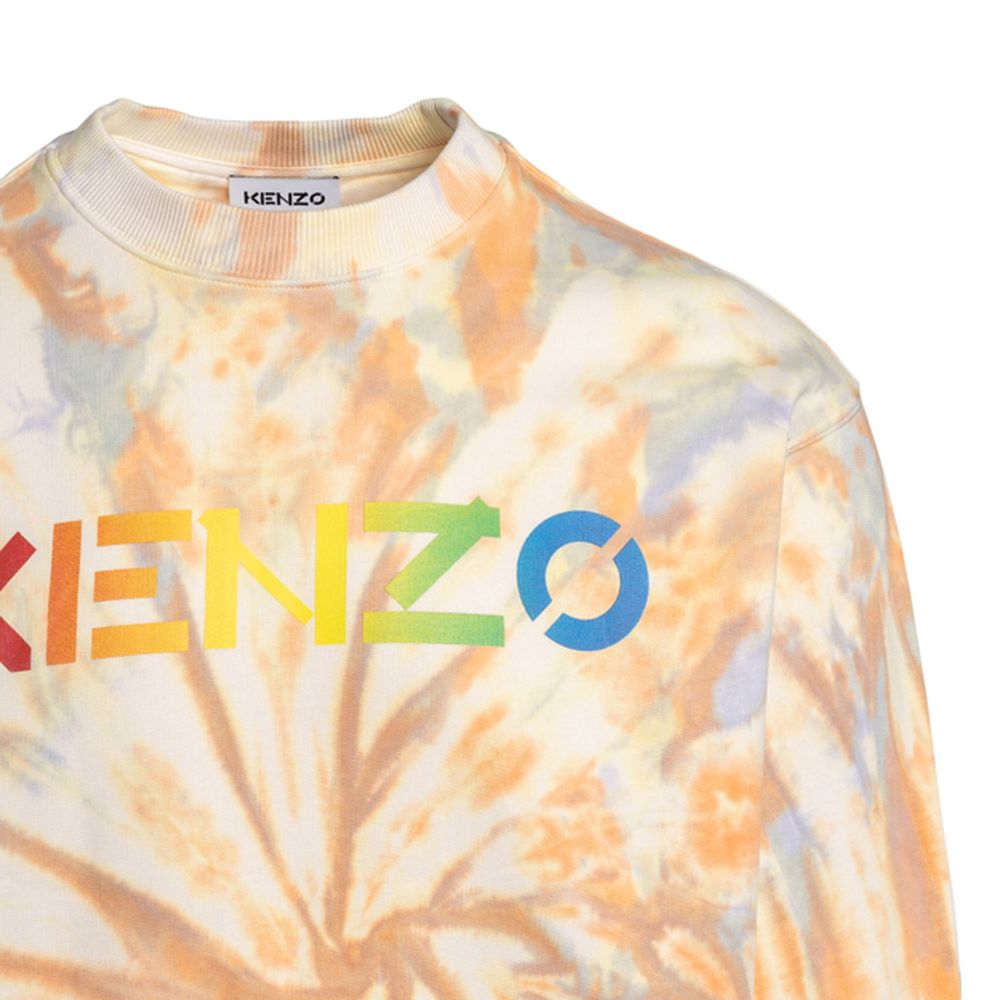 Kenzo Orange Cotton Sweatshirt Kenzo