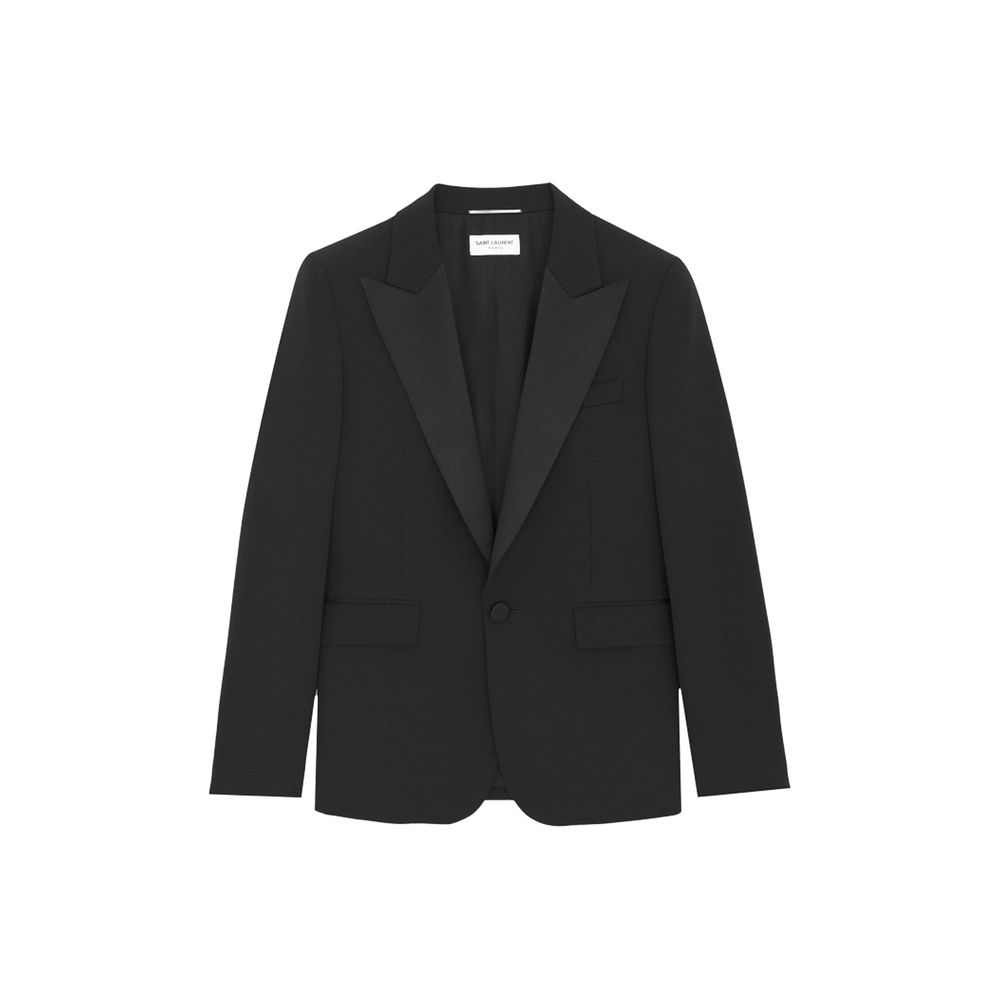 Saint Laurent Black Wool Blazer Saint Laurent