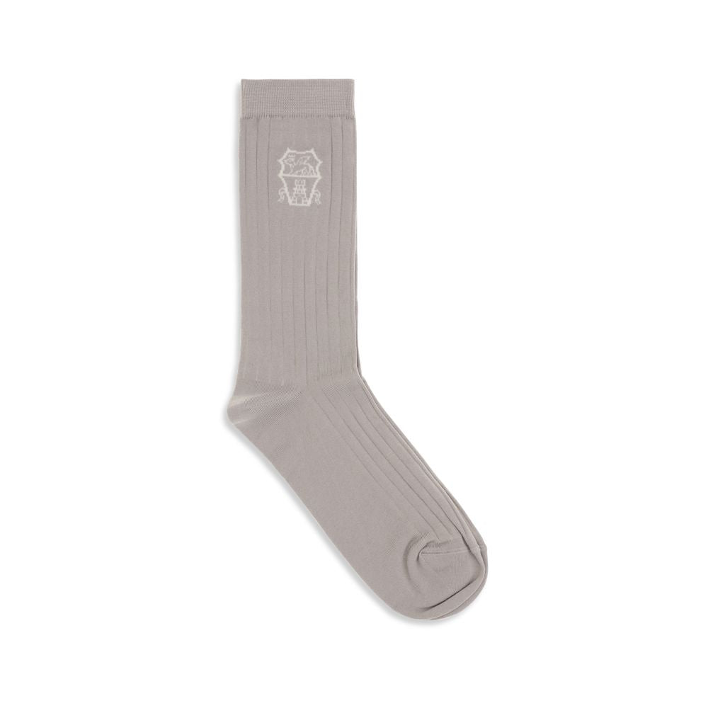 Brunello Cucinelli Beige Cotton Socks Brunello Cucinelli