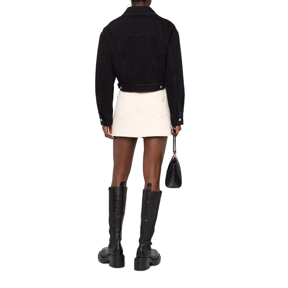 Alexander McQueen Black Cotton Denim Jacket Alexander McQueen