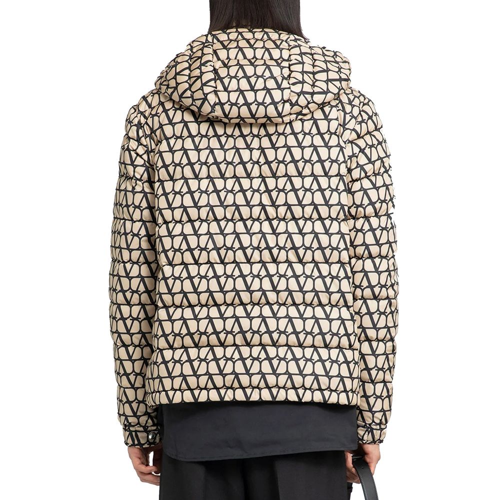 Valentino Garavani Beige Polyamide Coat Valentino Garavani
