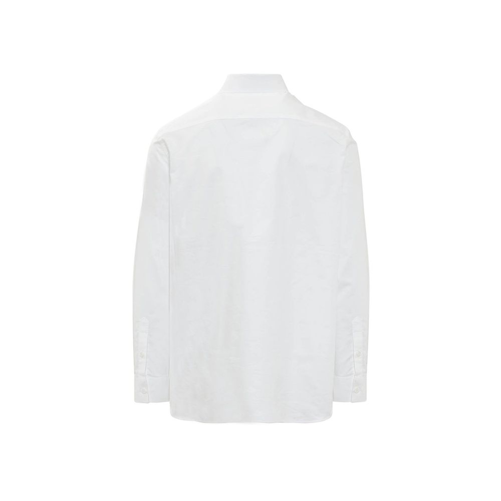 Burberry White Cotton Dress Shirt Burberry