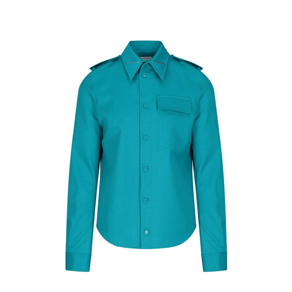 Bottega Veneta Bicolor Elastane Dress Shirt Bottega Veneta