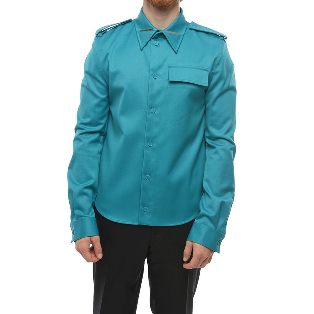Bottega Veneta Bicolor Elastane Dress Shirt Bottega Veneta