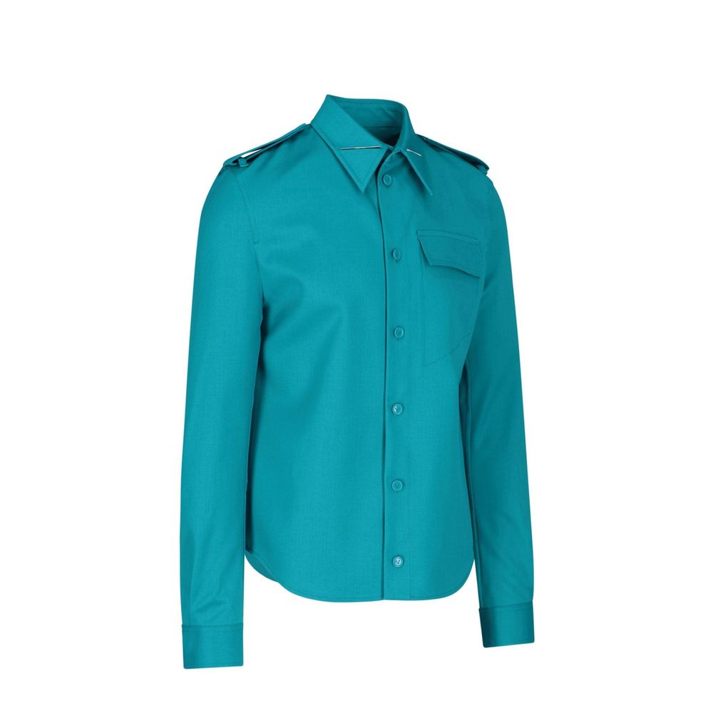 Bottega Veneta Bicolor Elastane Dress Shirt Bottega Veneta