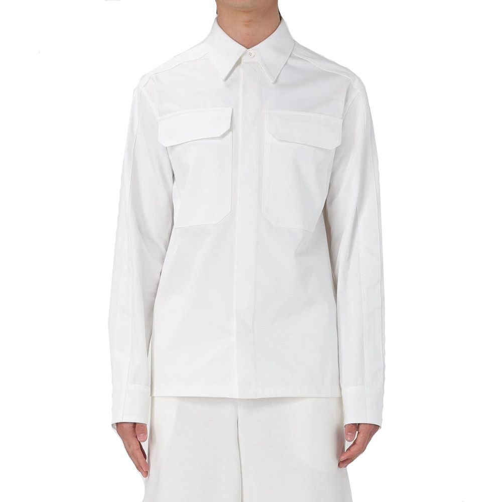 Jil Sander White Cotton Dress Shirt Jil Sander