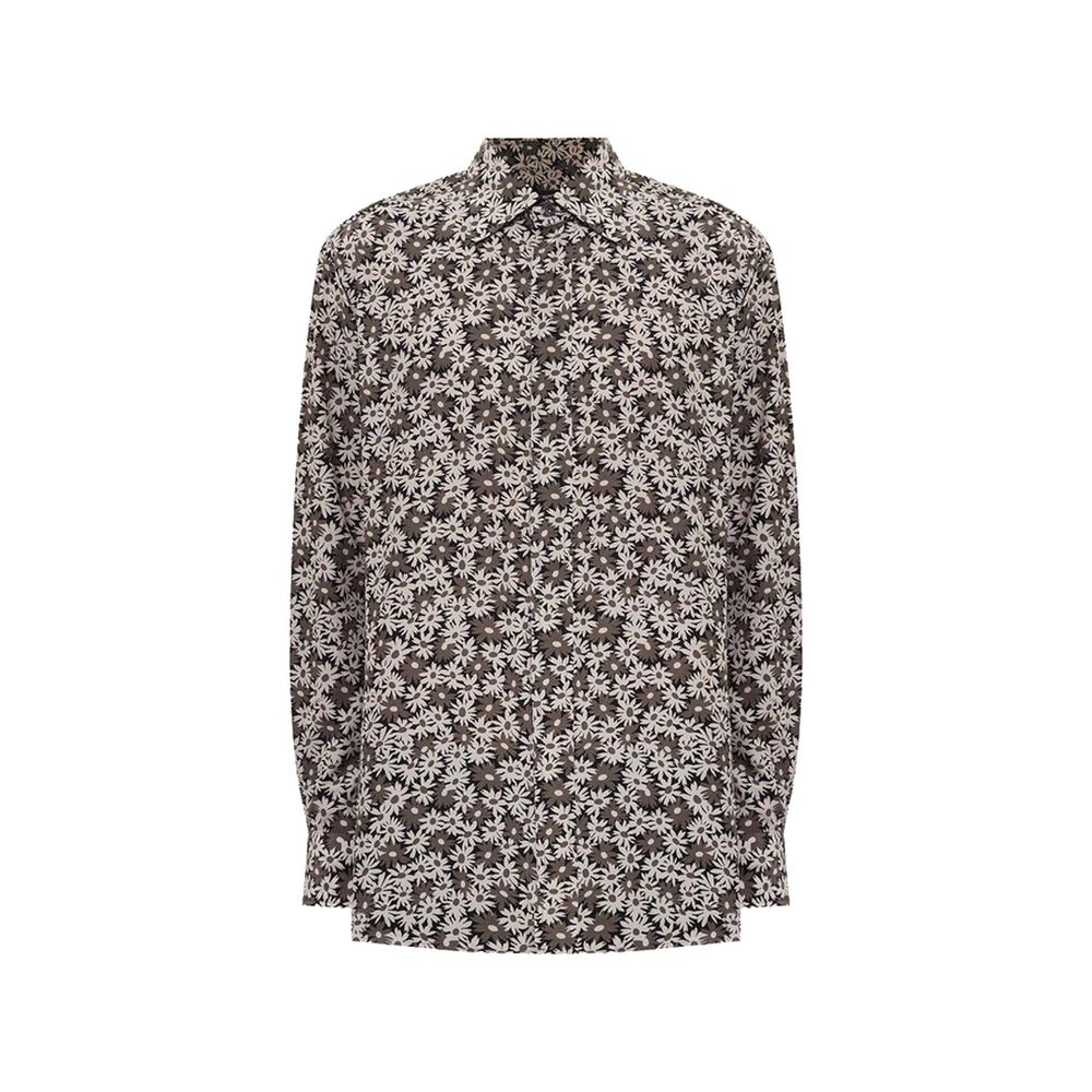 Tom Ford Bicolor Cotton Pattern Shirt Tom Ford