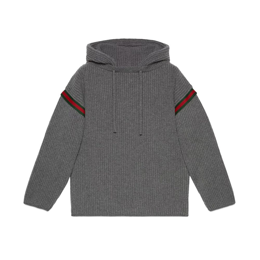 Gucci Gray Cashmere Sweatshirt Gucci