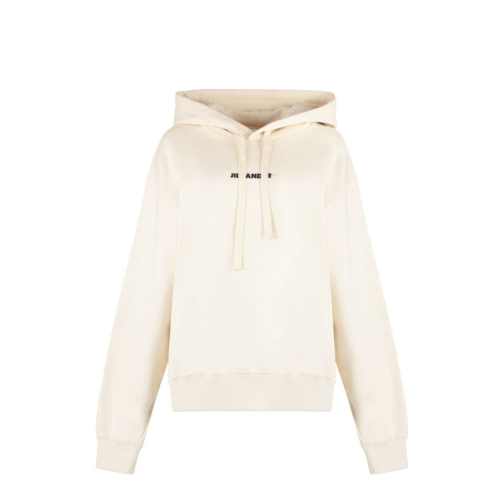 Jil Sander White Cotton Sweatshirt Jil Sander