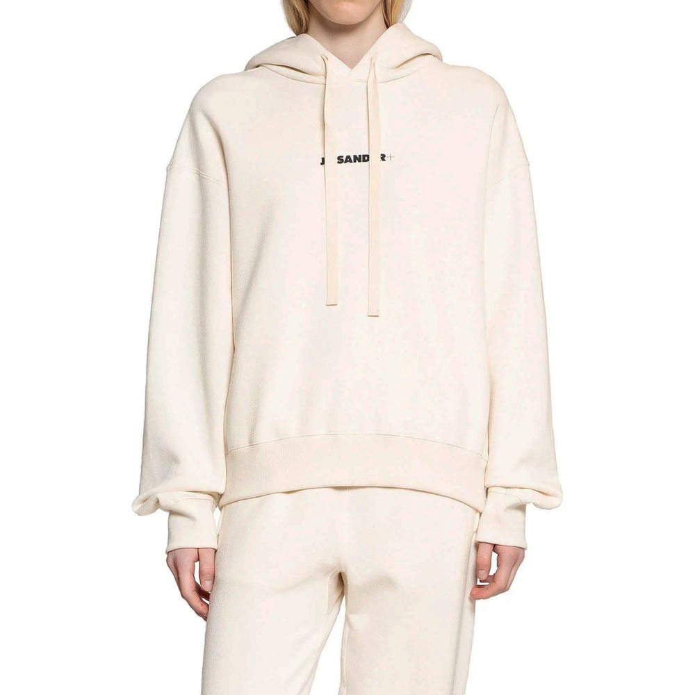 Jil Sander White Cotton Sweatshirt Jil Sander